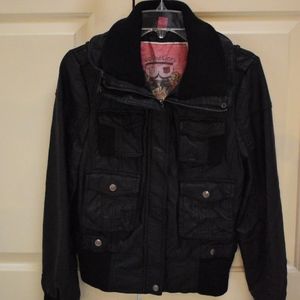 Faux Leather Jacket - Size Medium